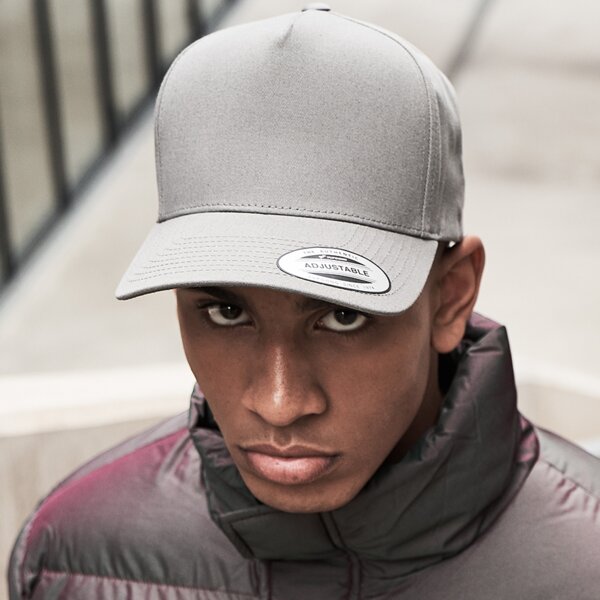 Flexfit 5 Panel Curved Classic Snapback Cap Thumbnail