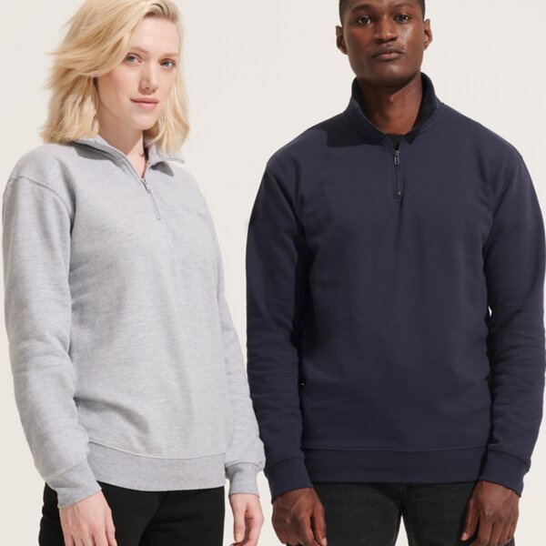 SOL'S Unisex Conrad 1/4 Zip Sweatshirt Thumbnail