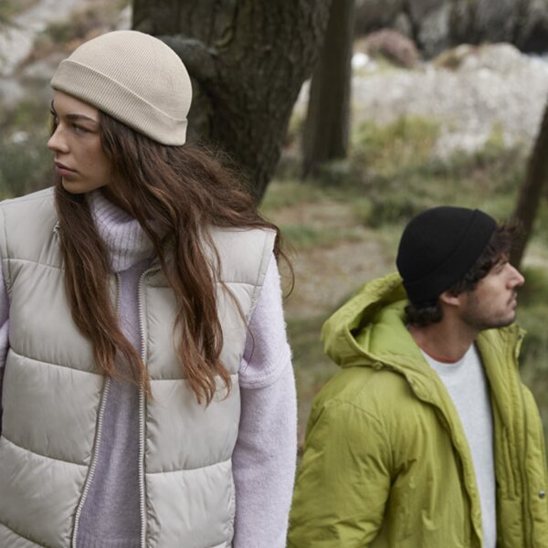 Beechfield Organic Cotton Fisherman Beanie Thumbnail