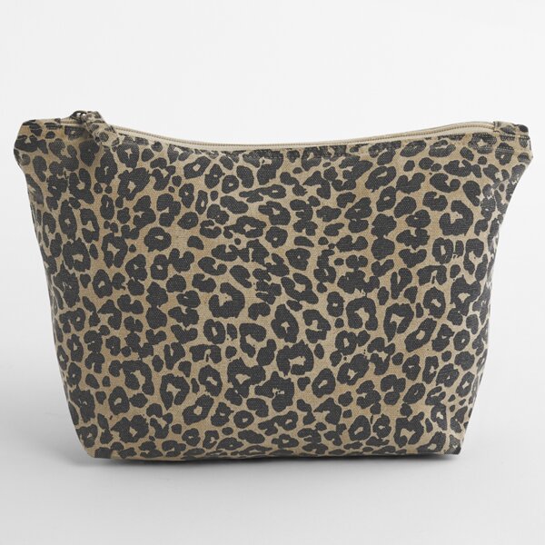 Westford Mill Leopard Print Canvas Accessory Bag Thumbnail