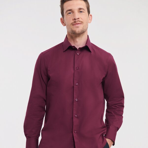 Russell Collection Long Sleeve Easy Care Fitted Shirt Thumbnail