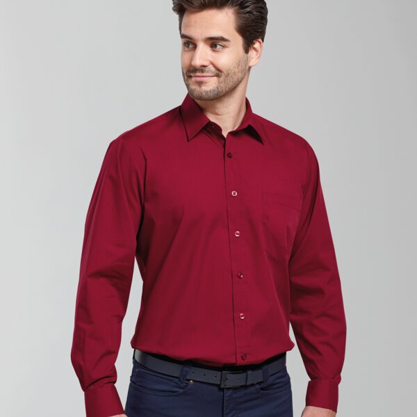 Premier Long Sleeve Poplin Shirt Thumbnail