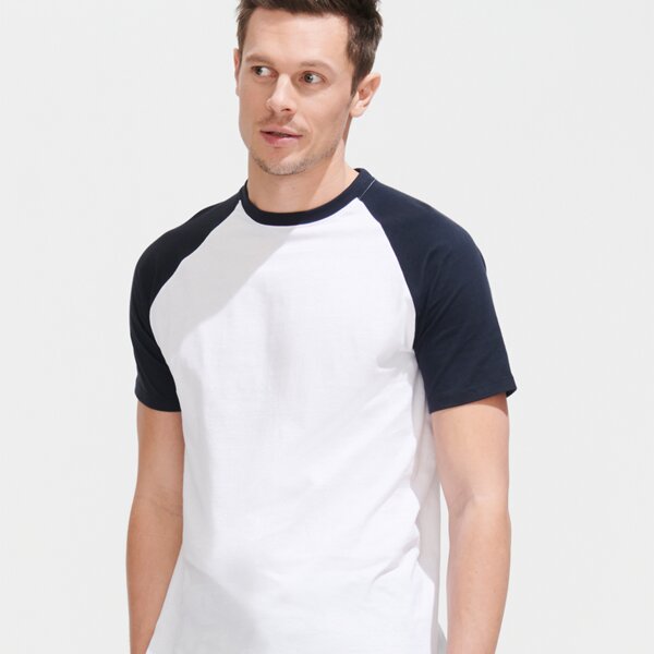 SOL'S Funky Contrast Baseball T-Shirt Thumbnail