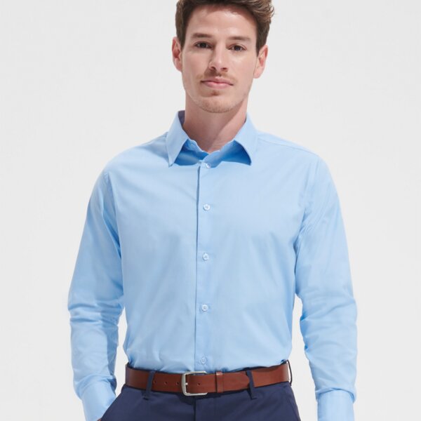 SOL'S Brighton Long Sleeve Fitted Shirt Thumbnail