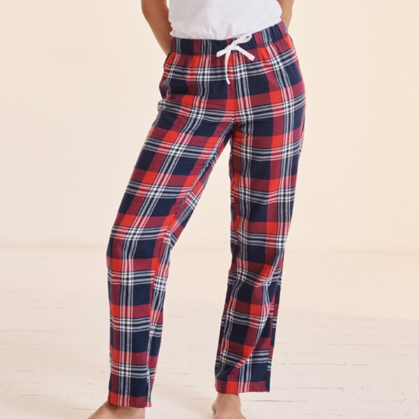 SF Clothing Ladies Tartan Lounge Pants Thumbnail