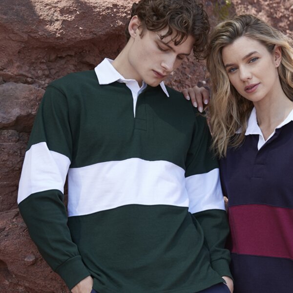 Front Row Panelled Rugby Shirt Thumbnail