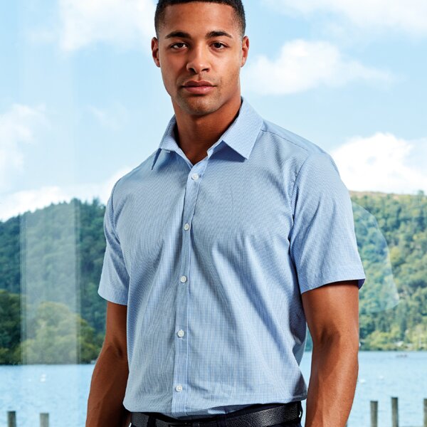 Premier Gingham Short Sleeve Shirt Thumbnail