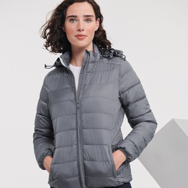 Russell Ladies Hooded Nano Padded Jacket Thumbnail