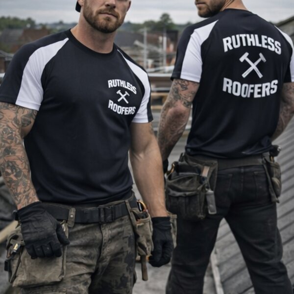 Ruthless Roofers Performance T-Shirt 🛠️ Thumbnail
